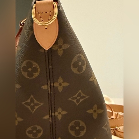 Louis Vuitton💎Boetie PM Monogram Logo Crossbody Tote Leather Canvas Hand Bag EUC - Picture 6 of 9